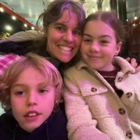 Fleur, home-based educator in Taupo, with children