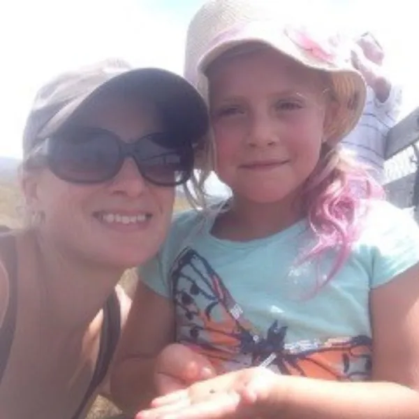 Victoria, home-based educator in Whitby, with children